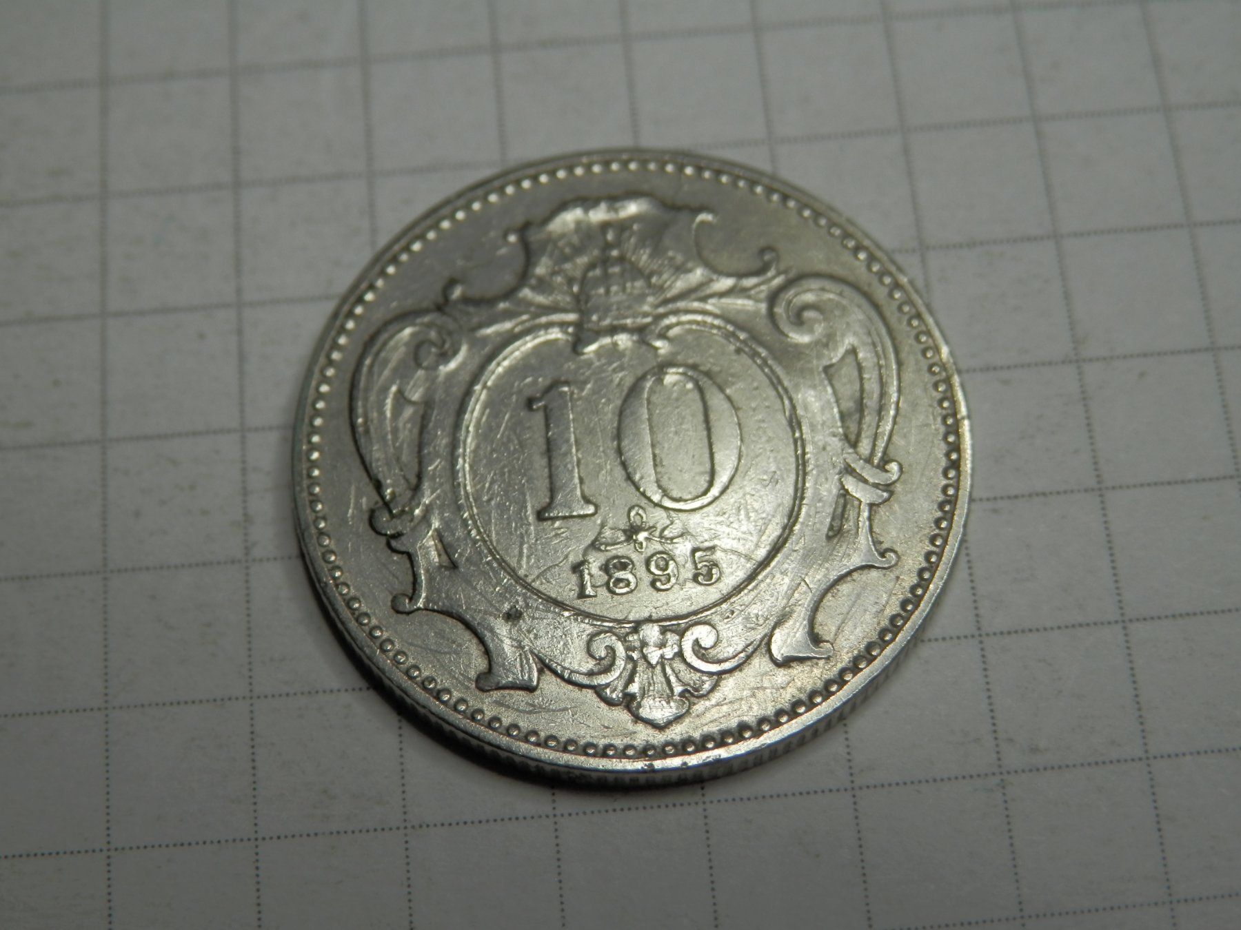 Tutti le monete: Österreich  10 Heller, 1895 – Usato da Weiach venduto da weiach81