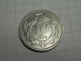 Österreich  10 Heller, 1895