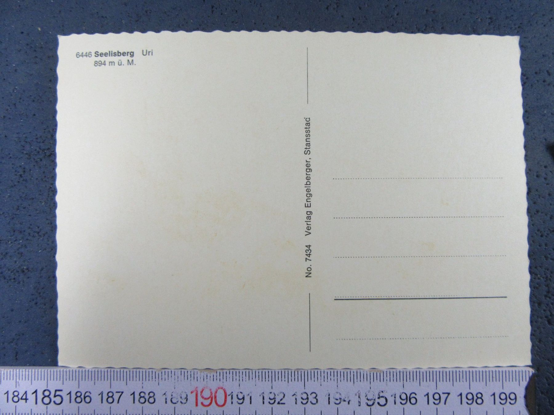 Cartoline postali: SEELISBERG URI AK SEE – Usato da Ettingen venduto da Hausi4711 2
