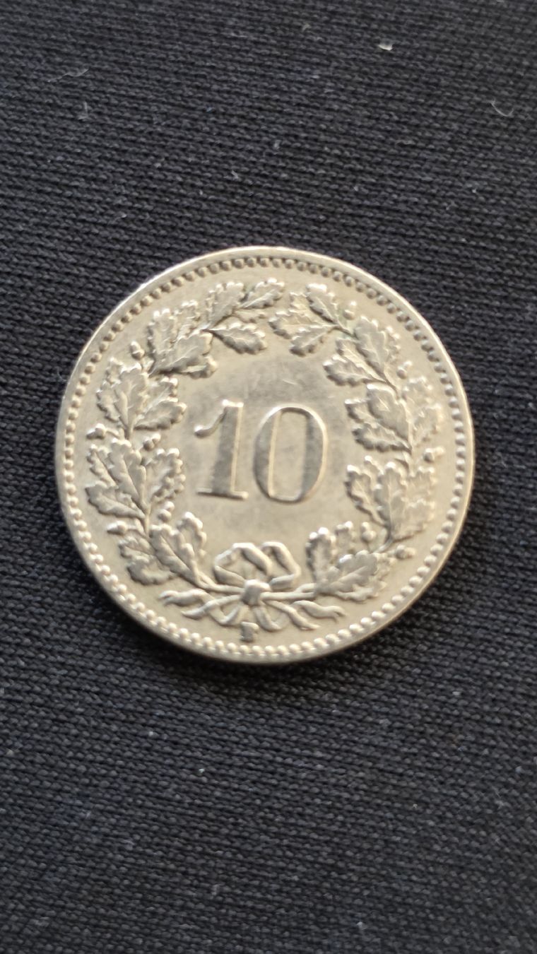 Alle Münzen: 10  cts 1913 – Gebraucht aus Genève von bbastos 1