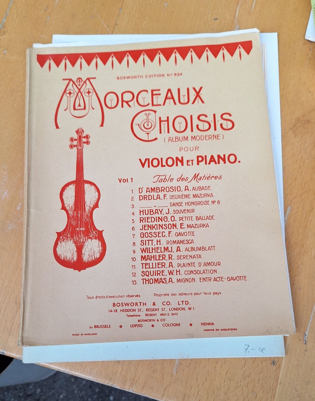 Bücher: Noten-Konvolut: Klassische Musik – Gebraucht aus Weinfelden von JoeBaer 6
