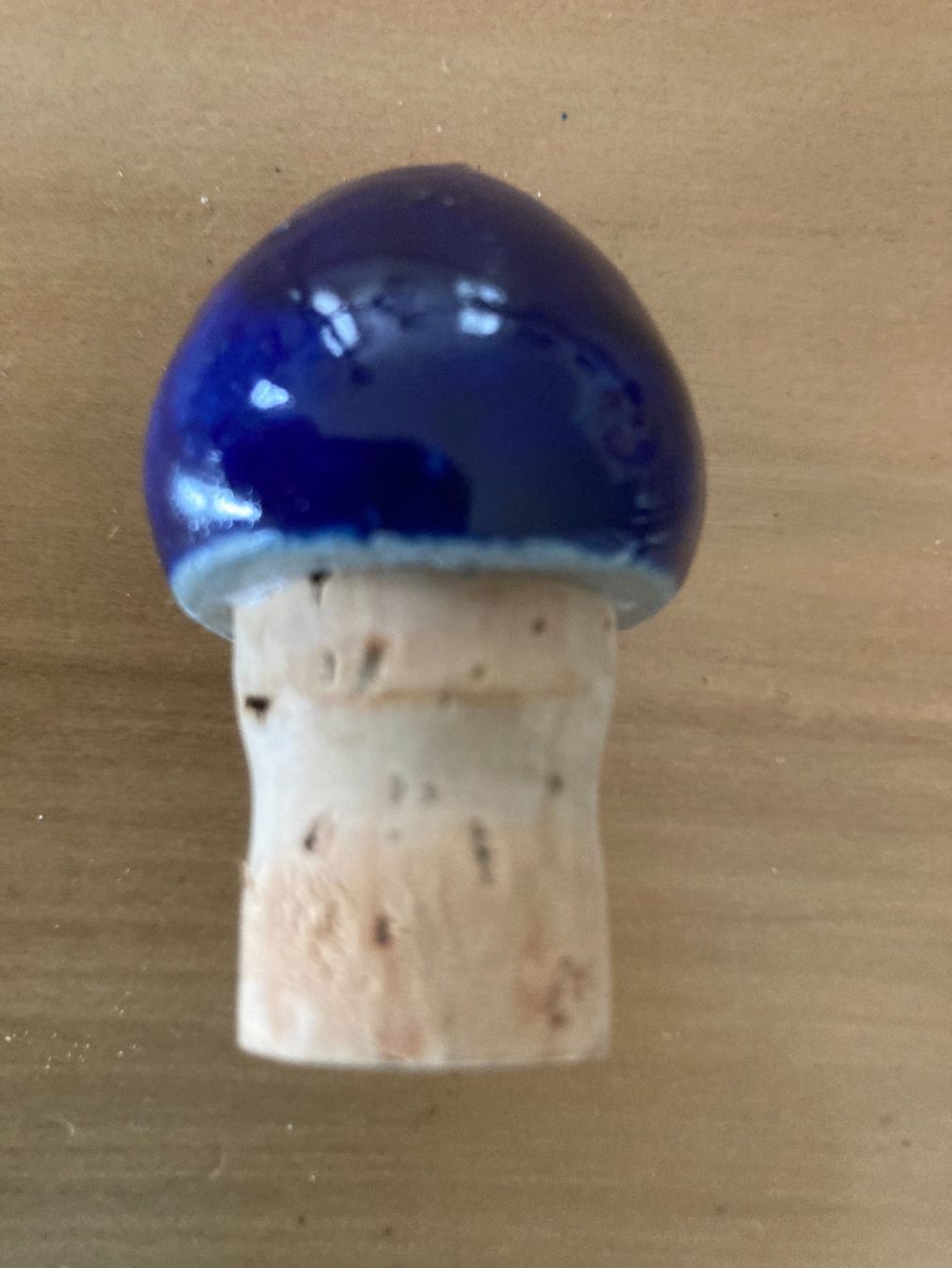 Altro: STEINGUT  FLASCHE  MIT  KORKZAPFEN   HANDARBEIT – Usato da Subingen venduto da ArtBead 4