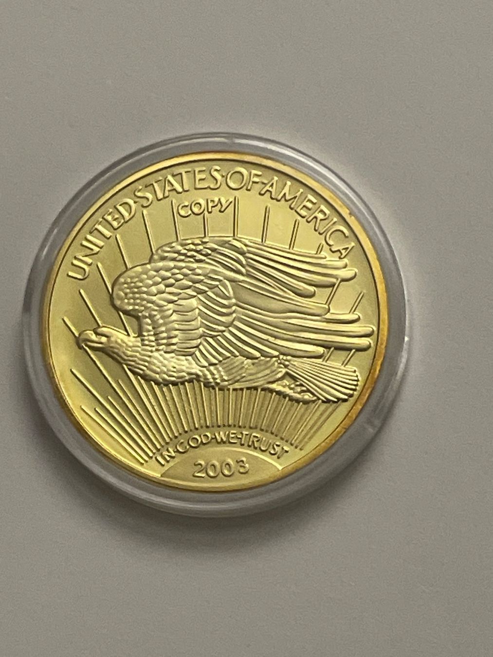 Alle Münzen: Münze Liberty/Eagle 40mm PP Copy – Neu (gemäss Beschreibung) aus Schlossrued von Tkanada 1