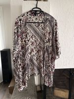 Sommerlicher Kimono mit Blumenmuster, Gr. S/M
