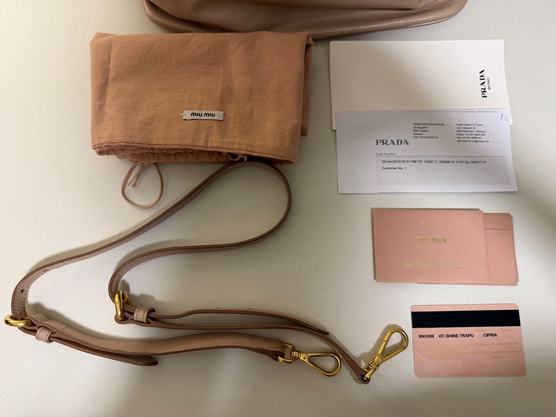 Miu Miu Borse da donna: Miu Miu Matelassé Vitello Leather Bag – Usato da Birr venduto da WalkyriaM 4