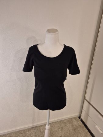 Schwarzes Kappa T-Shirt, Gr. L