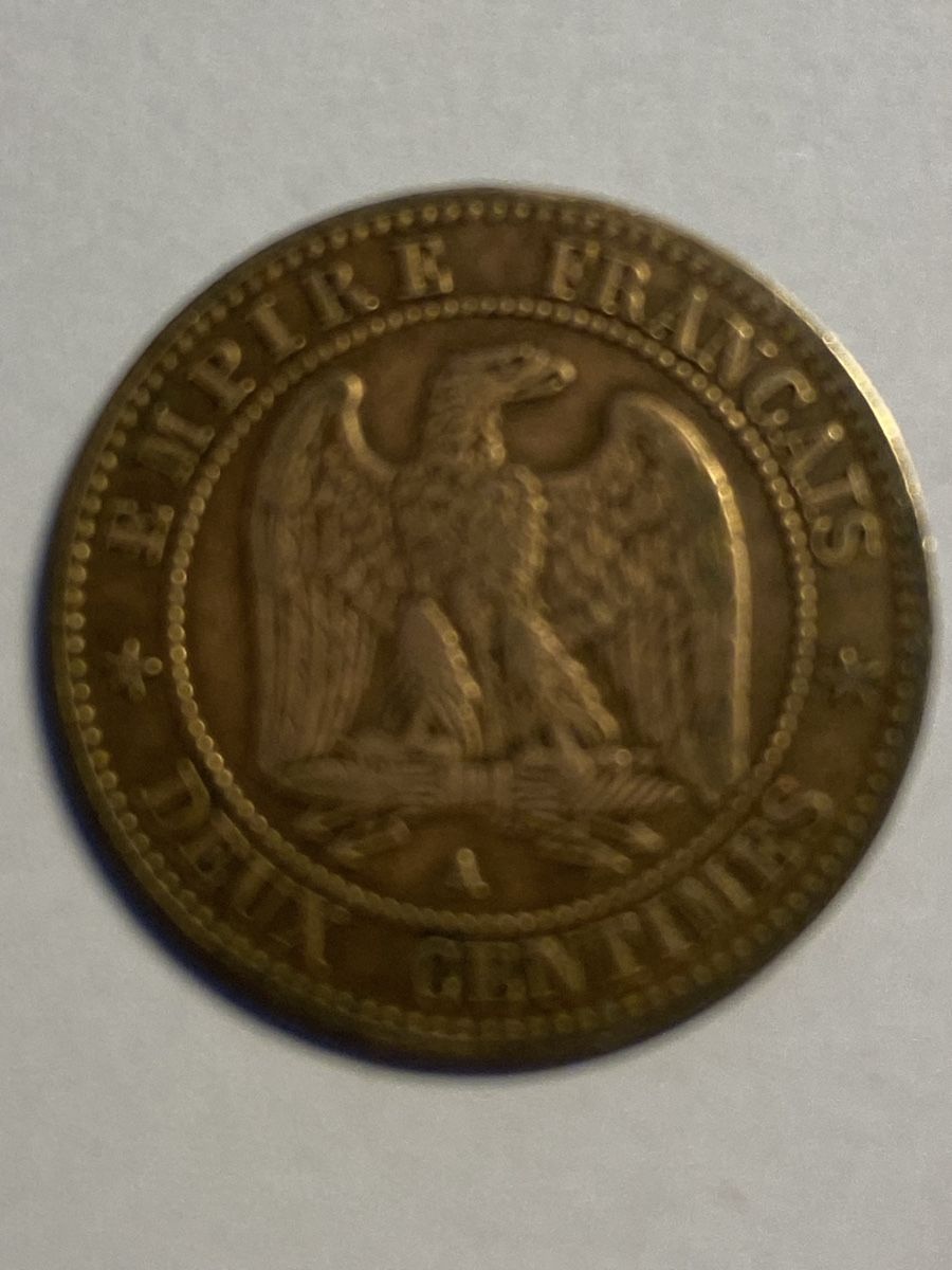 Tutti le monete: Napoléon III, 2 centimes 1857 A cuivre – Usato da Corsier-sur-Vevey venduto da Ginoarturo 1