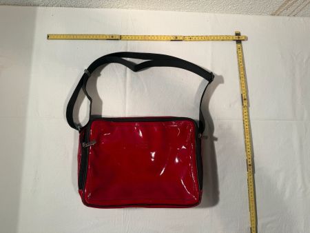 Vintage FRANCESCO ROSSI Zürich Umhängetasche Rot – ROSSIS