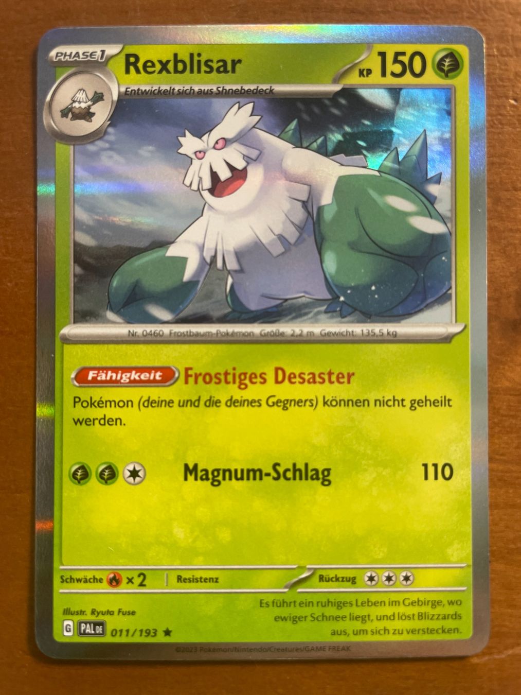Pokémon Carte collezionabili: Pokemon Rexblisar Holo (Versand gratis) – Nuovo (secondo la descrizione) da Chur venduto da Angerson