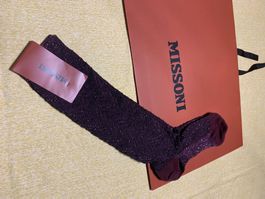 Missoni Chic Calze Lunghi-viscosa con Lurex-tg36-40