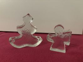 Neu: 2er Set Weihnachtsdeko aus Glas - Tannenbaum & Engel 🎄