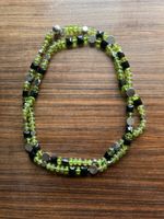 Halskette Modeschmuck grün schwarz
