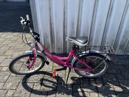 Mädchenvelo Pink Mustang Grösse 20 Zoll 