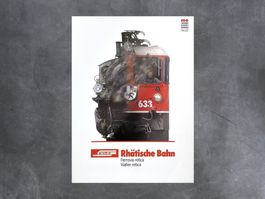 Plakat «100 Jahre Rhätische Bahn»