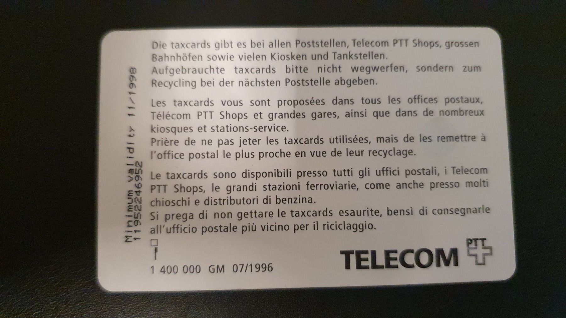 Schede telefoniche: taxcard 10.- "Luzern" – Usato da Arlesheim venduto da Spielmax 1