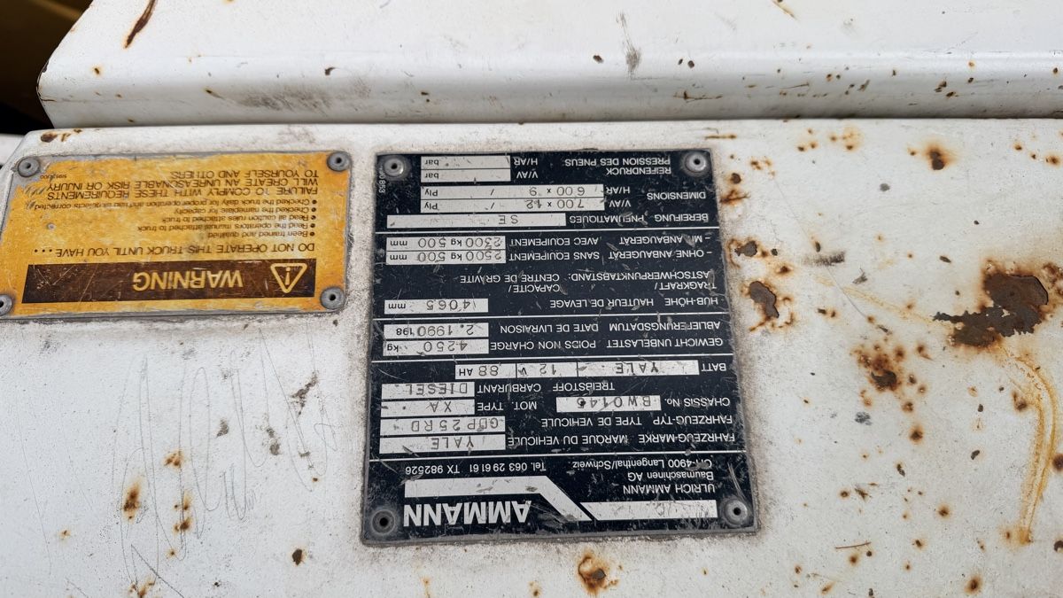 Carrelli elevatori e a forche: Yale GDP 25 RD Diesel – Usato da Bonaduz venduto da A13_Automobile 3