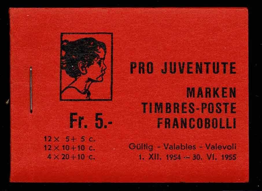 Tutti i francobolli: Pro Juventute 1954 Markenheft 3 ** – Nuovo (secondo la descrizione) da Nuglar venduto da Stamp88