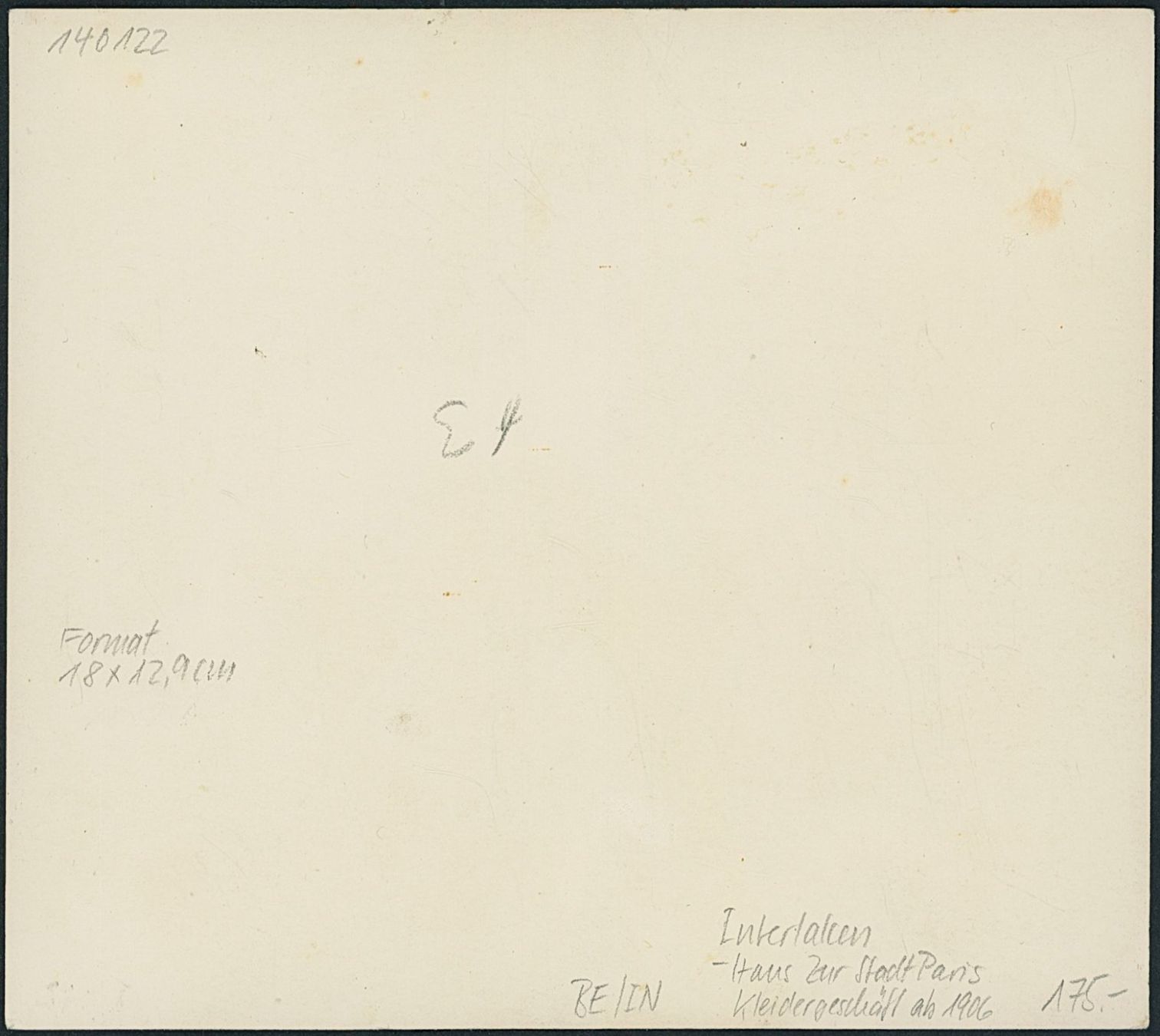 Cartes postales: BE Interlaken – Neuf (Voir description) à Schindellegi par masutka7 1