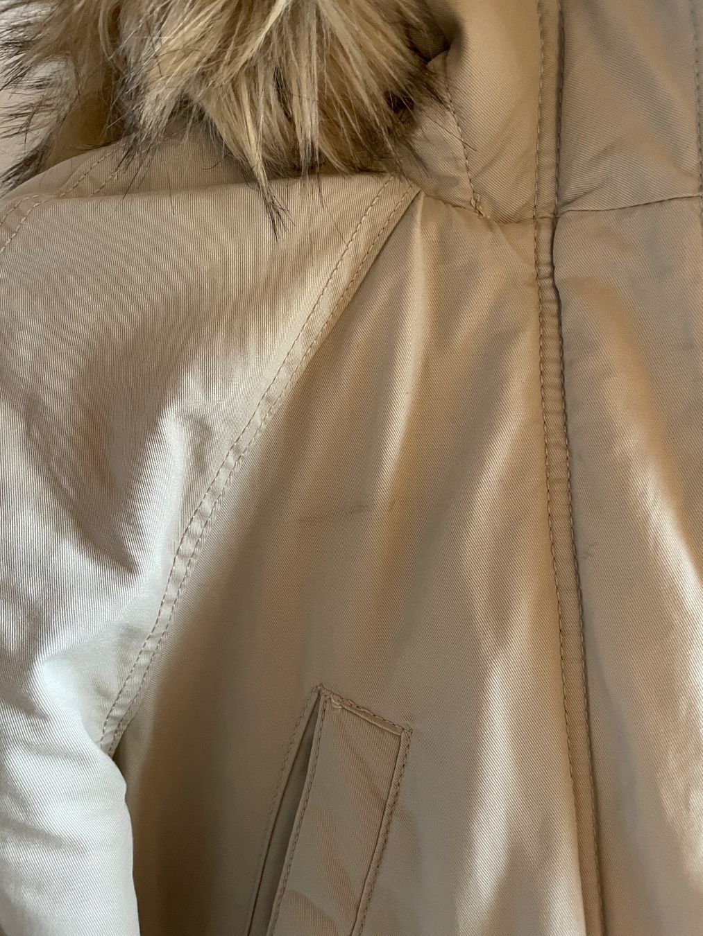 H&M Giacche: Warmer Winter Parka beige Gr. S H&M – Usato da Münsingen venduto da Secondhand89 7