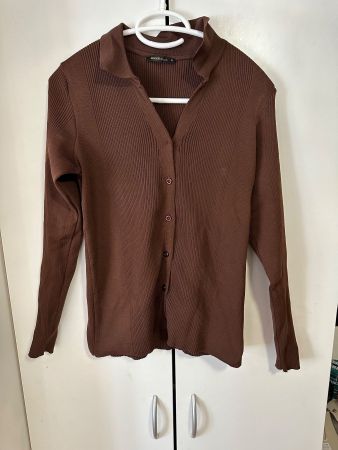 Brauner Pullunder (M)