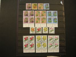 1976/1977 TABS PRO JUVENTUTE  ERSTTAG UND ANDERE STEMPEL