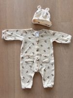 Neu - H & M Samtanzug mit Mütze für Babys Gr 62