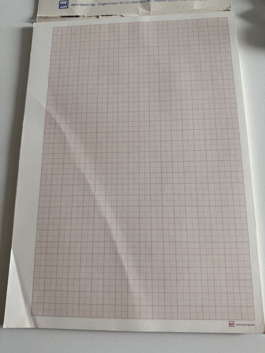 Carta: Block Millimeterpapier – Usato da Bern venduto da chr_y8f7 1