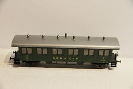 SBB, Personenwagen, B2, 2-Achsig, AKU, HO, AC, Neu