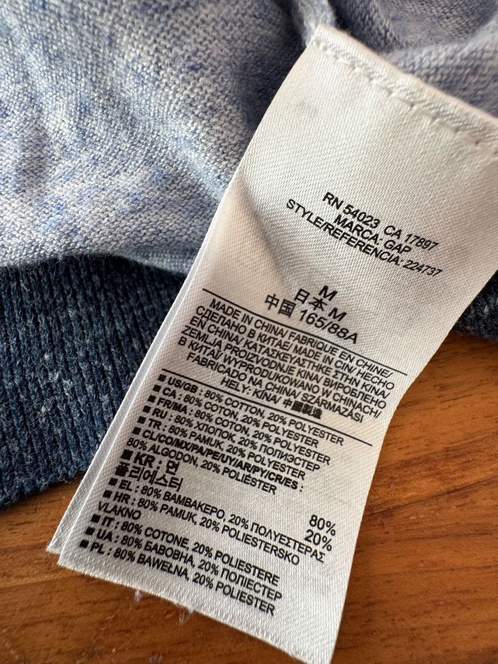 Gap Maglioni & Felpe: Gap Pullover, Gr. M, Grau/Blau - kuschelweich – Usato da Meiringen venduto da tonicandgin 2
