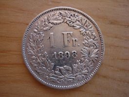 (C1) 1 Franken 1898 VZ-