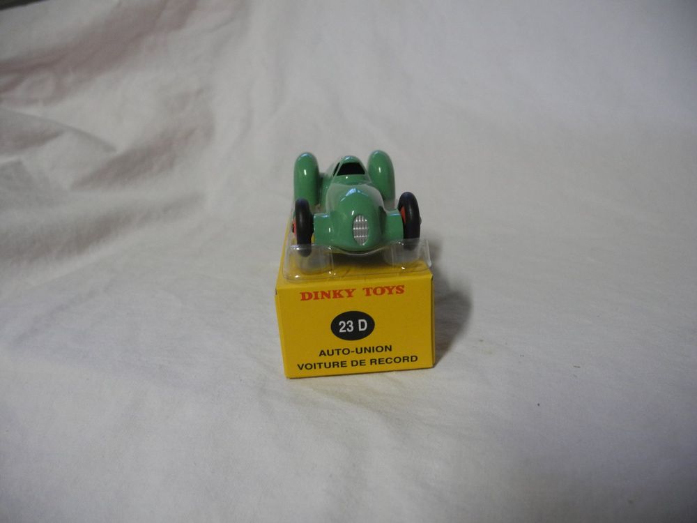 Dinky Toys Auto-Union N°23D – Voiture Des Records, échelle 1/43, Française, Repeinte