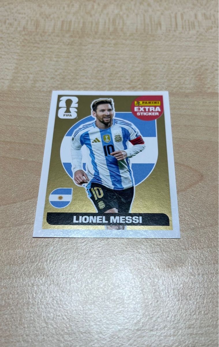 Panini Carte collezionabili: Panini-Extra Sticker Lionel Messi, gold – Nuovo (secondo la descrizione) da Russikon venduto da zwaldor