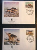 Dominikanische Republik 1994 Satz WWF Schlitzrüssler FDC