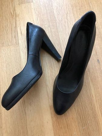 Marc o Polo MOP Gr.38 Pumps Schuhe Echt Leder schwarz