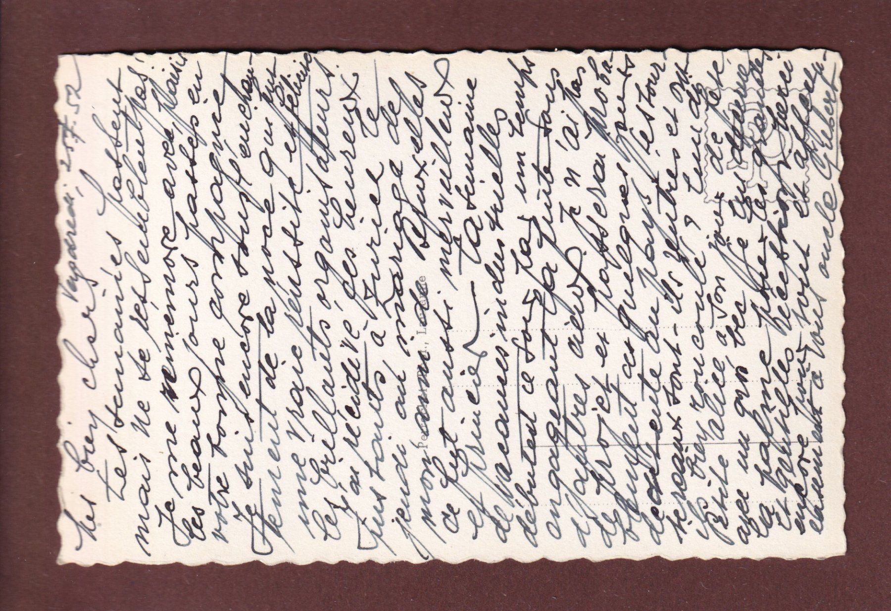 Cartoline postali: Gorges de MOUTIER - Les Tunnels - 1952 – Usato da Pully venduto da nicecards 1