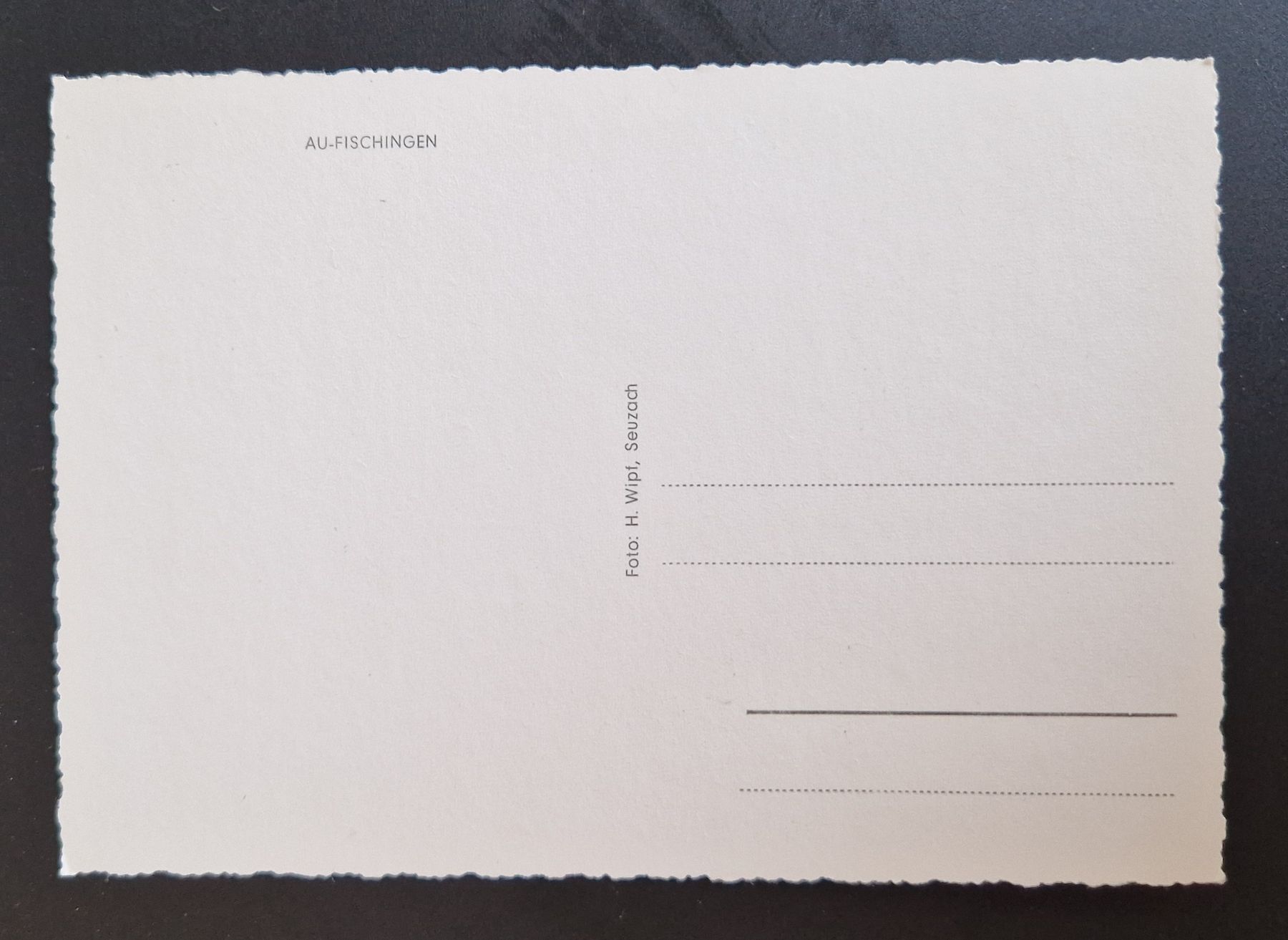 Cartoline postali: Au-Fischingen – Usato da Ebikon venduto da Donar50 1