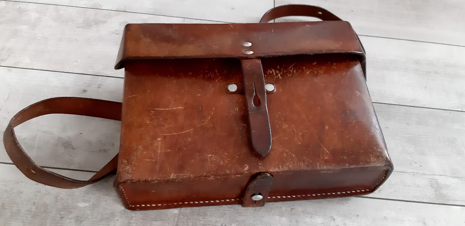 Schweizer Armee Borse: Ledertasche  -  Tasche  -  vintage  -  Schweizer Armee – Usato da Tagelswangen venduto da BrigittaC01 6