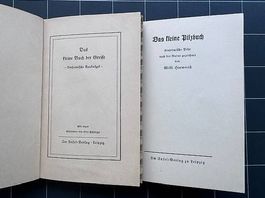 2 Sachbüchlein aus dem Insel Verlag zu Leipzig 
