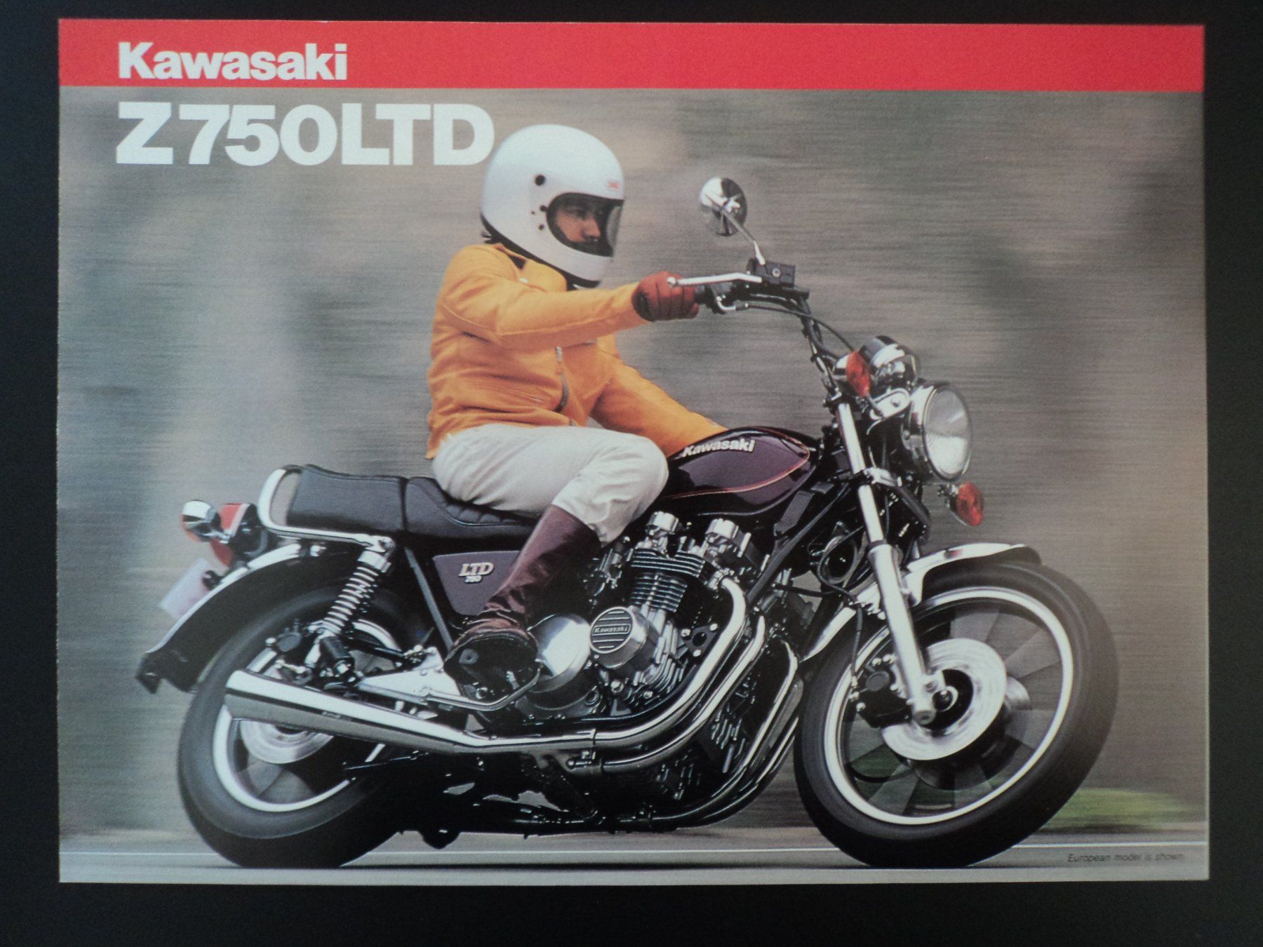 Kawasaki Documenti: Prospekt Kawasaki Z750LTD 1981 – Usato da Schwarzenburg venduto da modelCARama