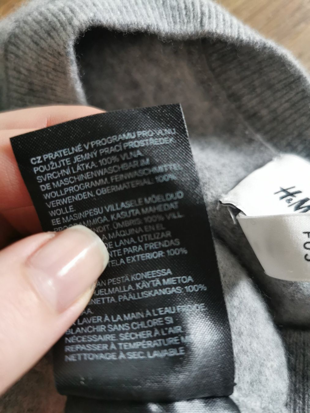 C&A Maglioni & Felpe: 100% wolle Pullover grau warm XL Pulli H&M – Usato da Staad SG venduto da Chirrari 4