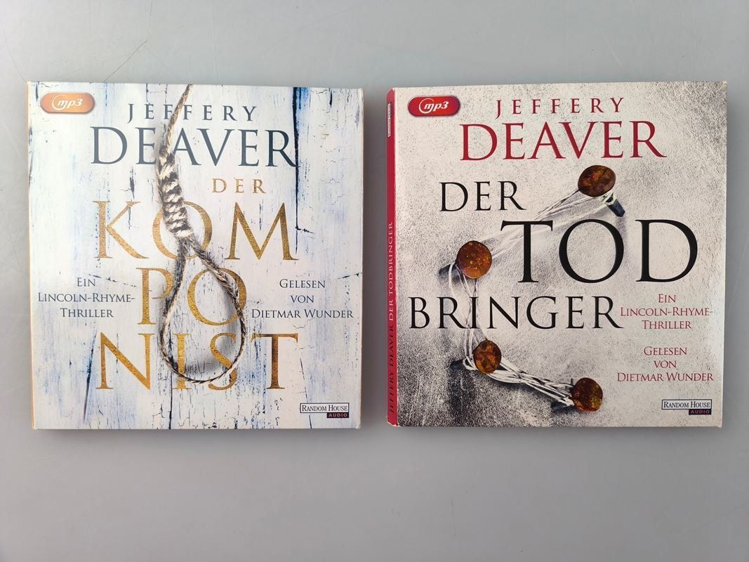 Hörbücher: JEFFERY DEAVER Hörbücher Set – Gebraucht aus Rüti ZH von Restwert_Rueti_ZH
