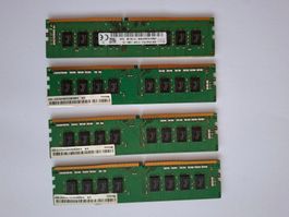 32 GB DDR4-RAM (4x8) SK hynix 8GB 2Rx8 PC4-2133P-UB0-10