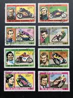 Motorrad Briefmarken "Ases del Motorismo"