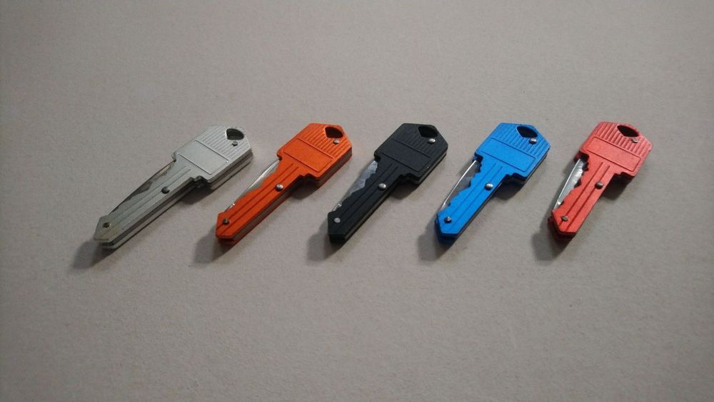 5x Taschenmesser Schlüssel-Messer