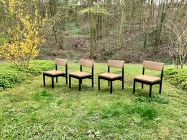4 Willy Guhl Midcentury Design Stühle für Dietiker