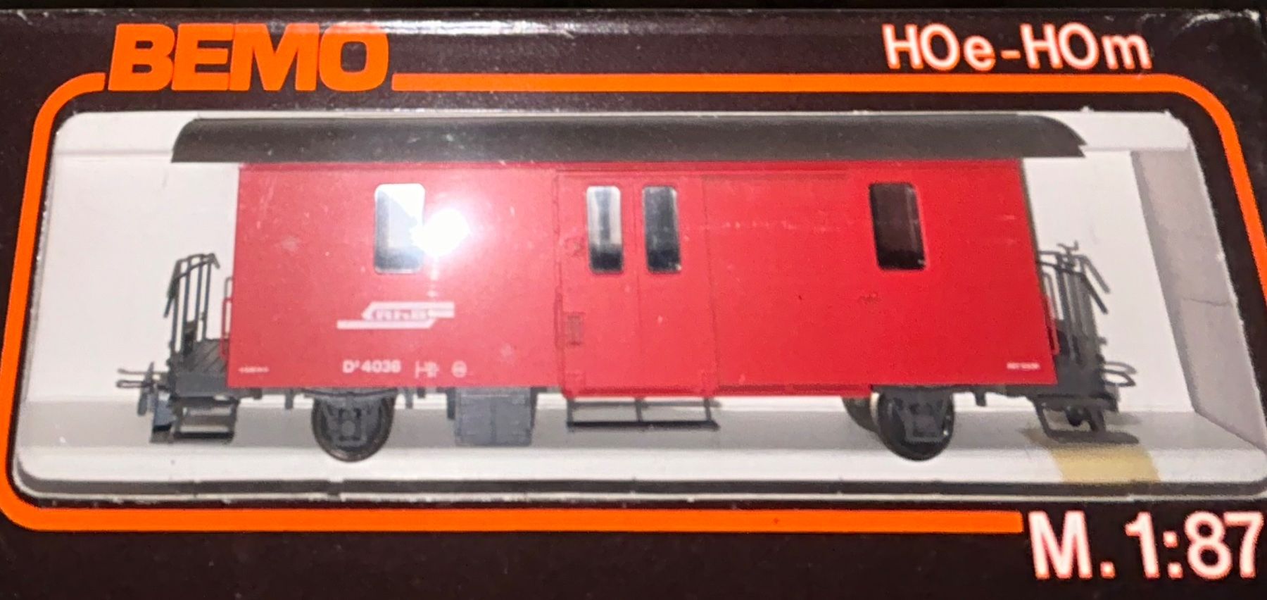 Bemo Modellini di ferrovie: H0m Bemo 3263 RhB D 4036 – Nuovo (secondo la descrizione) da Belp venduto da AEMA-Modellbau