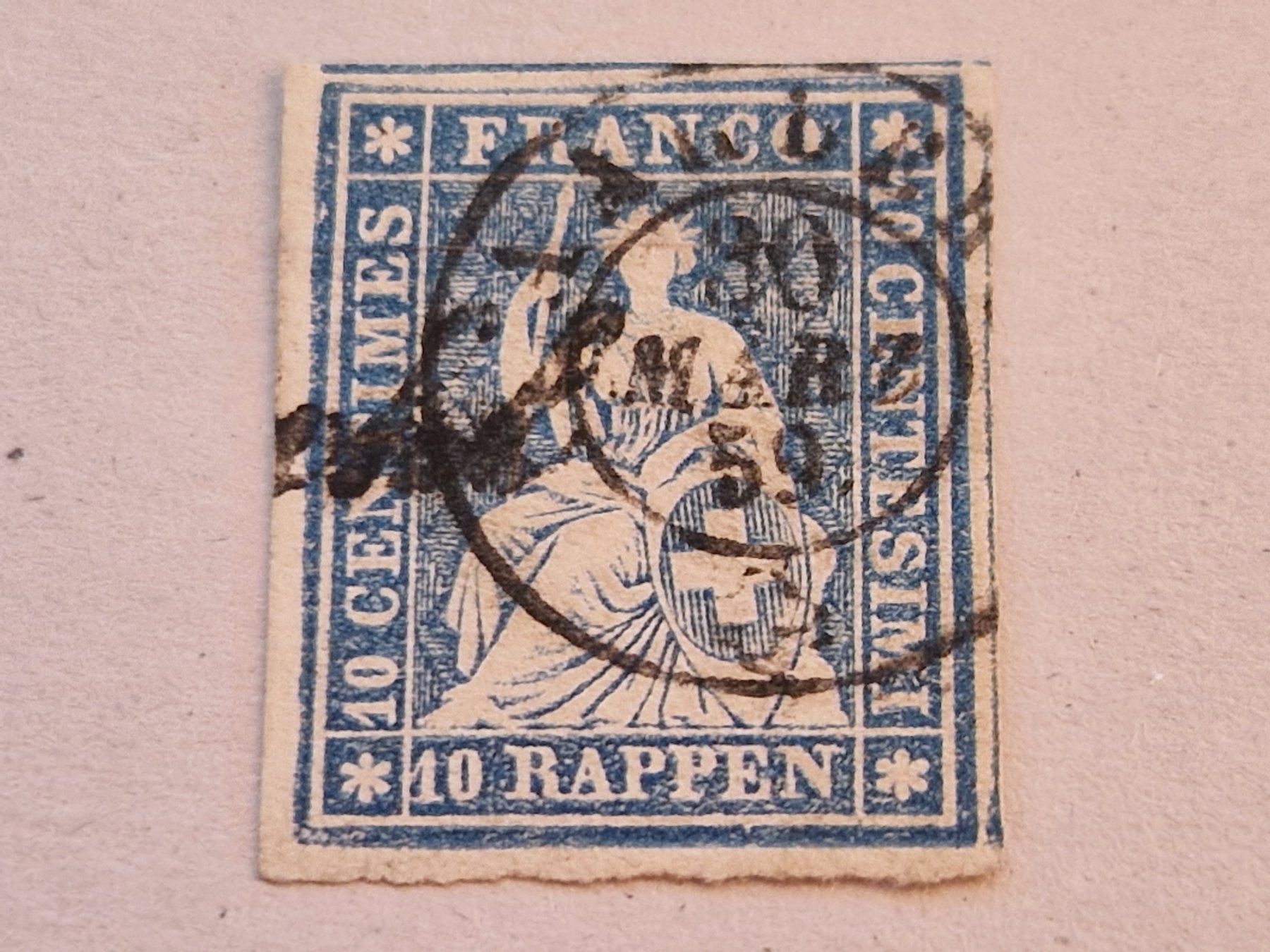Tutti i francobolli: Strubel 23C, signiert, TOP, ab 1.- – Usato da Burgdorf venduto da Glossy01
