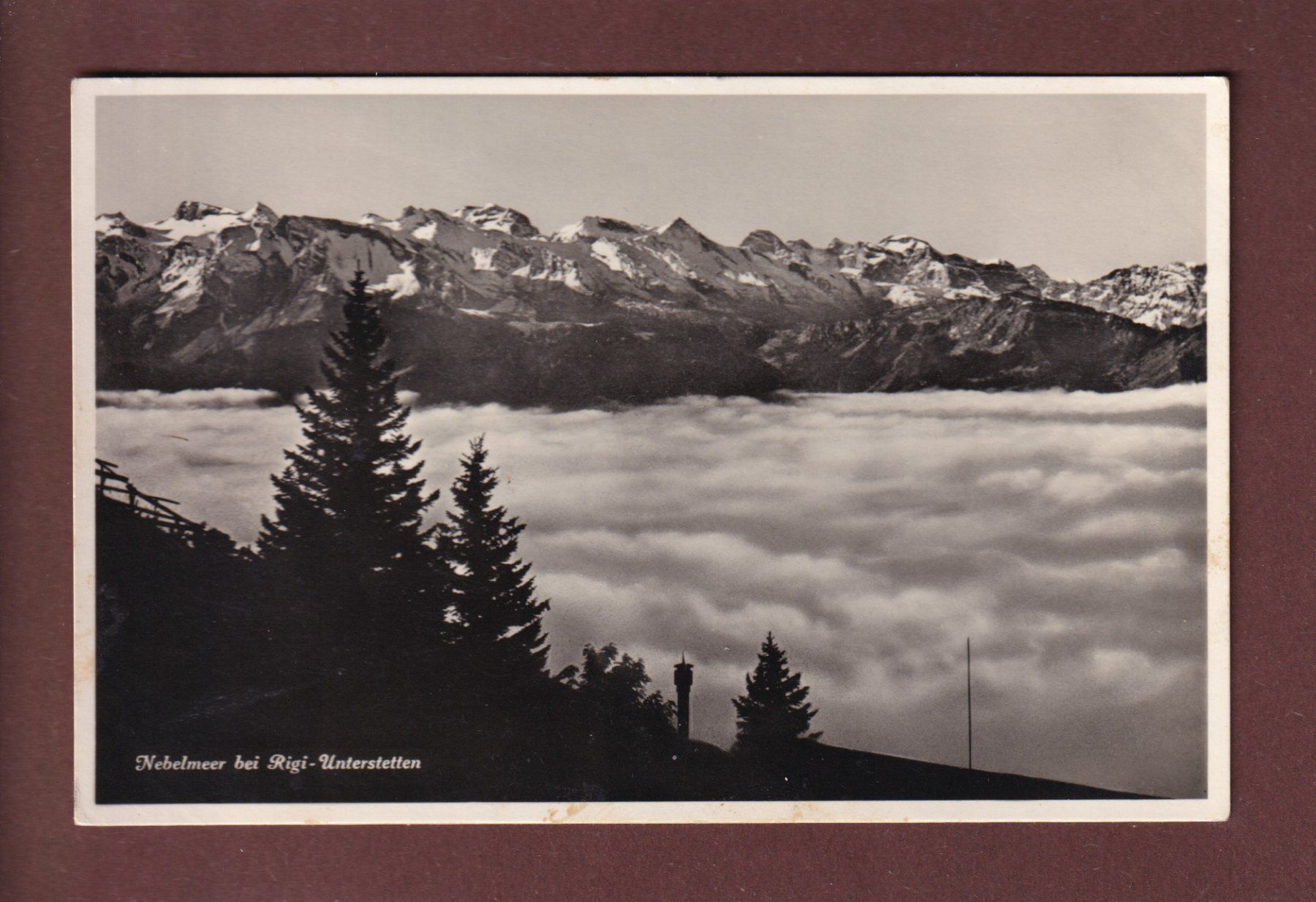 Cartoline postali: Nebelmeer bei RIGI-UNTERSTETTEN – Usato da Pully venduto da nicecards