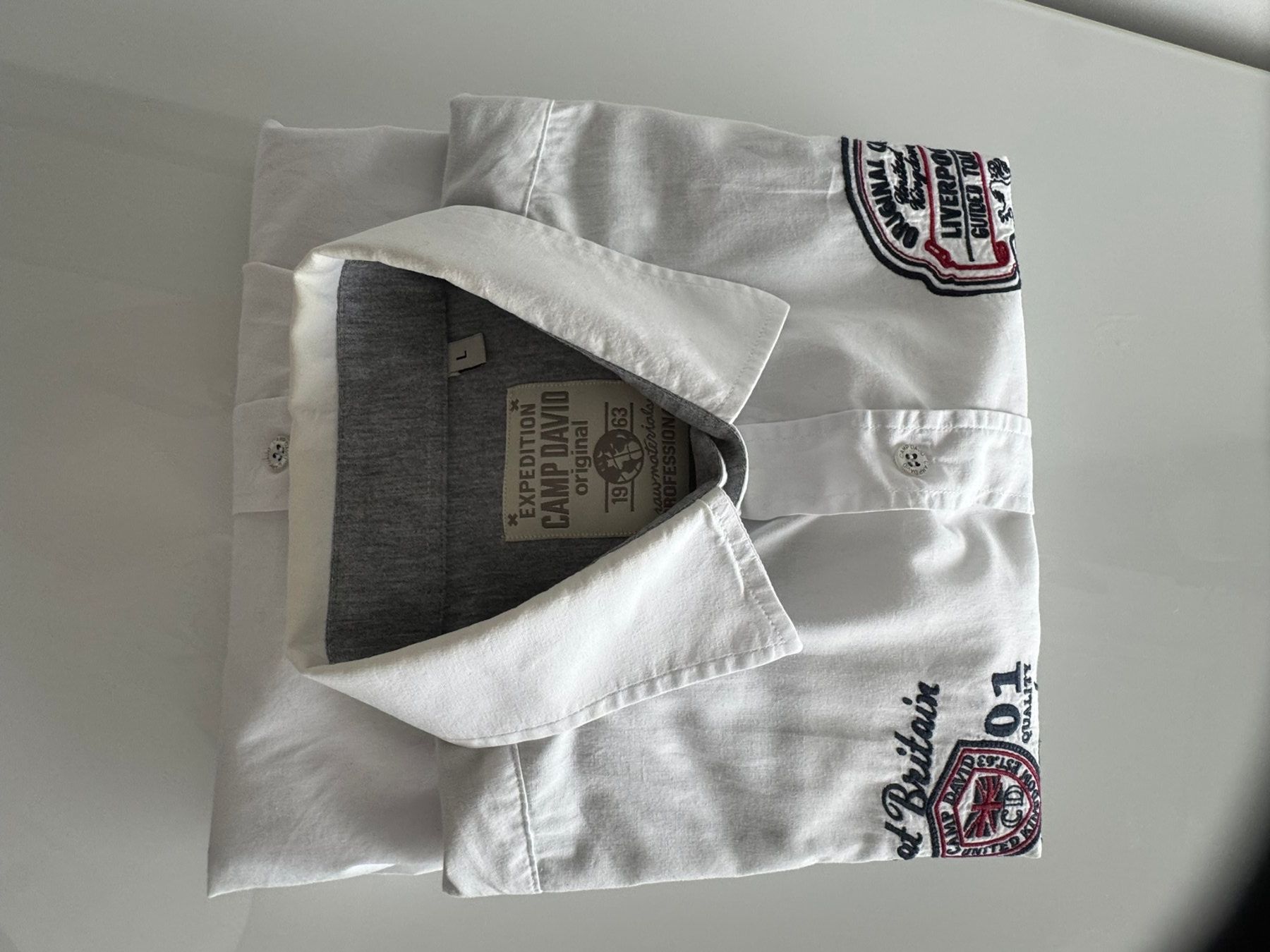 Camp David Camicie: Camp David Hemd, Grösse L, Weiss, gebraucht – Usato da Uhwiesen venduto da mic_kd6g 9