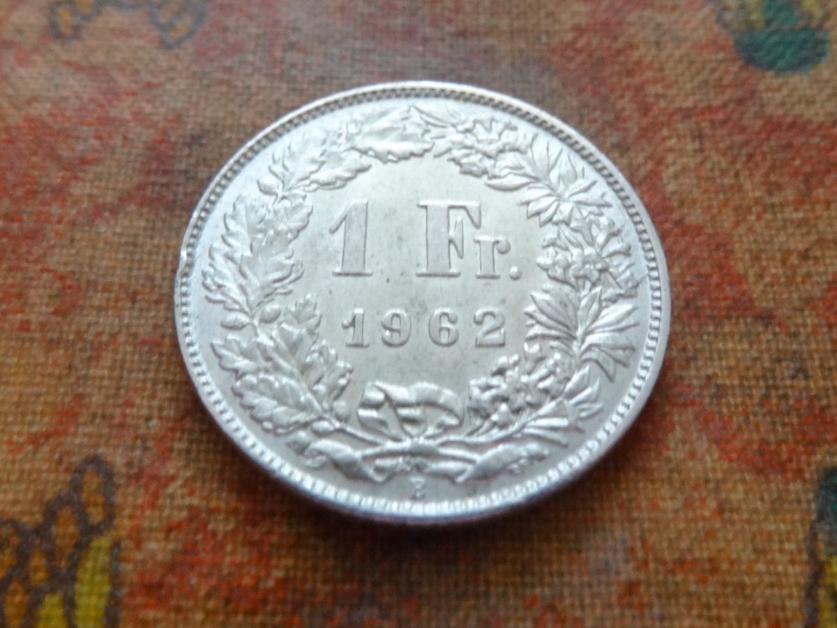 Tutti le monete: 1 Fr. 1962  (Y) – Usato da Romanel-sur-Lausanne venduto da Swift13